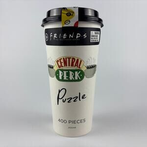 Friends TV Show 400pc Puzzle Central Perk Jigsaw Coffee Cup Container